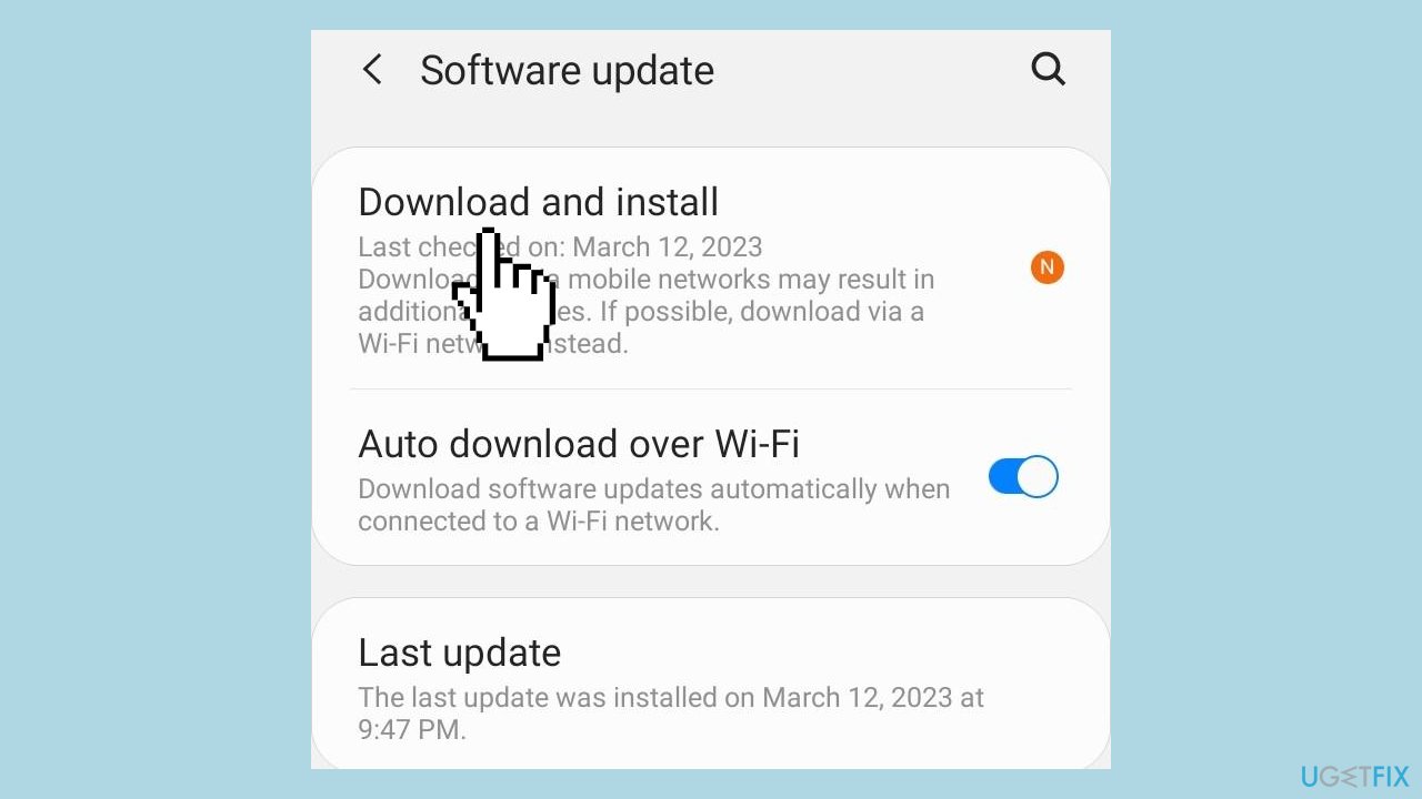 Update the Android Version
