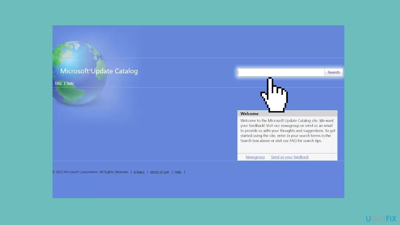 Use microsoft update catalog