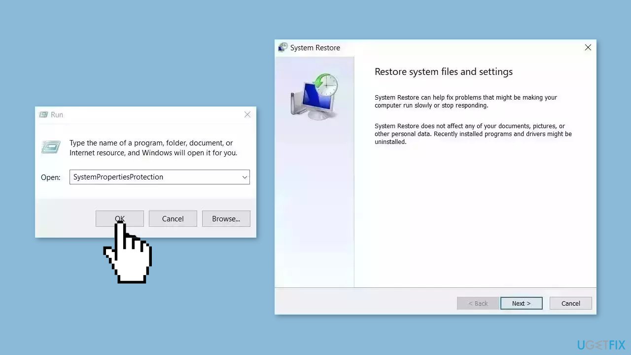 Use System Restore