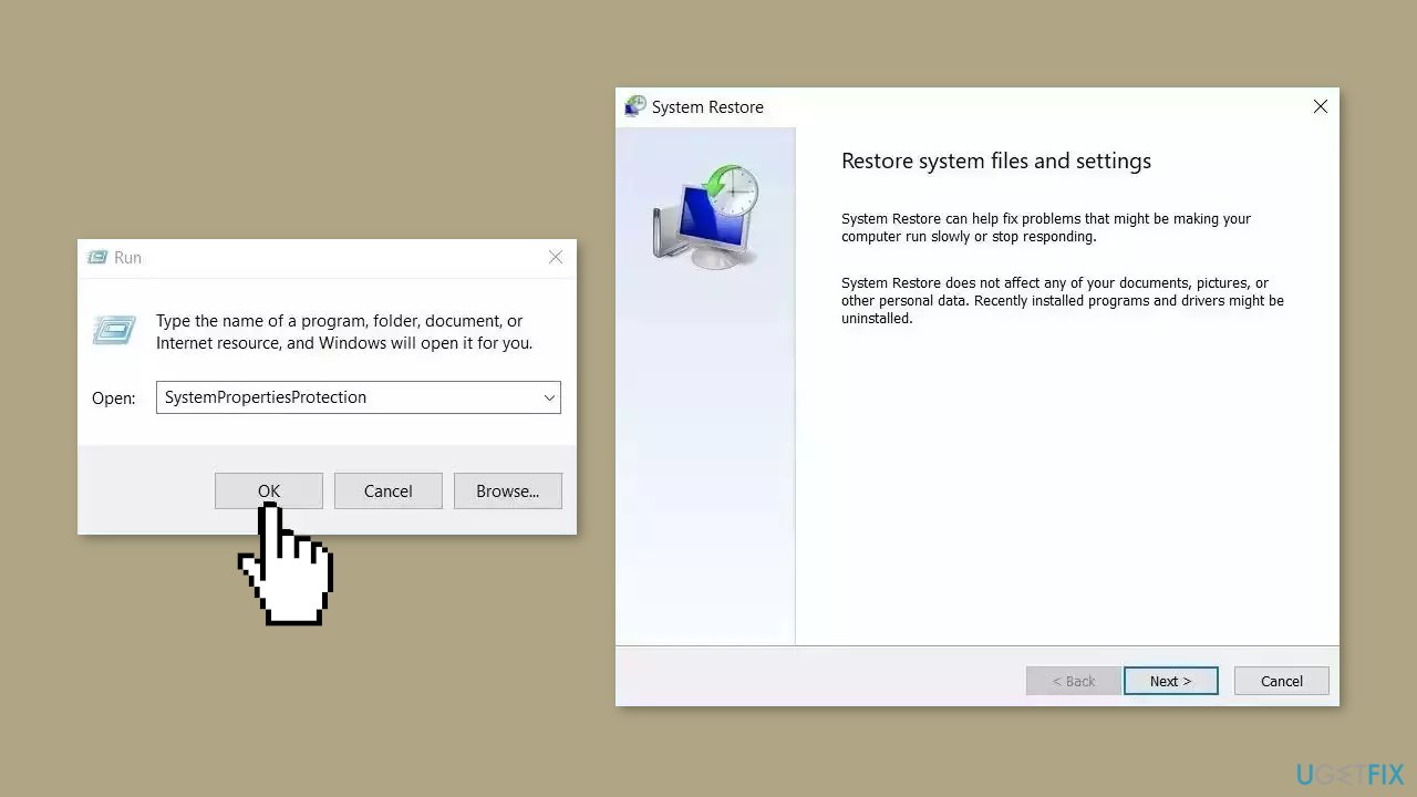 Use System Restore