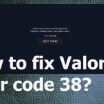 Valorant error code