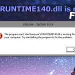 Vcruntime140 dll is missing error windows