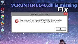 Vcruntime140 dll is missing error windows