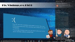Vhdmp sys bsod