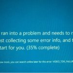 Video tdr error