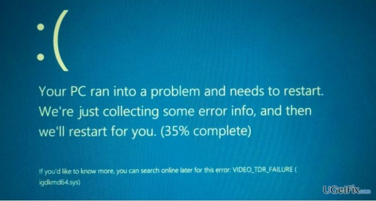 How to fix a BSOD VIDEO_TDR_ ERROR on Windows?