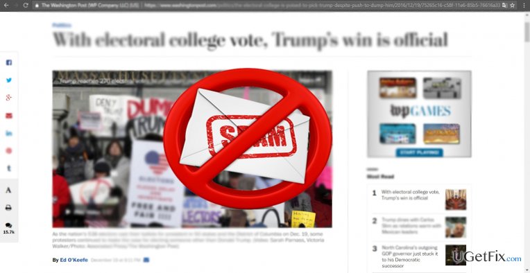 How to terminate Washingtonpost.com referral scam?