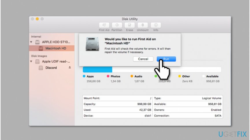 Run First Aid on Mac to fix error 8076