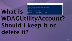 Wdagutilityaccount is what should i delete it optimization