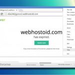 Webhostoid com has expired renew now error