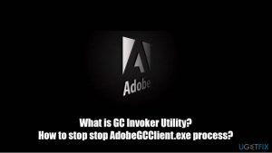 What is adobe gc invoker utility stop adobegcclient exe process