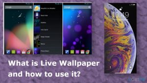 What is live wallpaper and how to use it