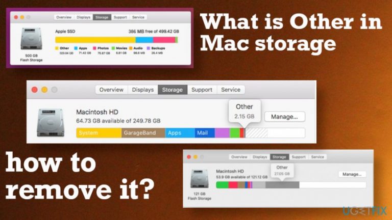 What is Other in Mac storage and how to remove it?