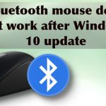 Windows 10 bluetooth mouse does not work