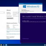 Windows 10 fall creators update install fails