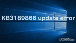 Windows 10 update error