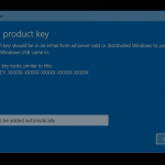Windows activation error