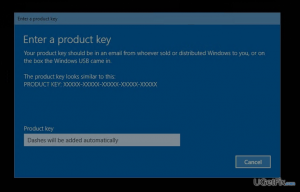 Windows activation error