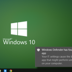 Windows defender enhanced notifications
