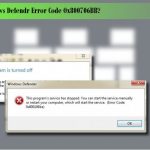 Windows defender error ox800706bb