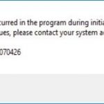 Windows error