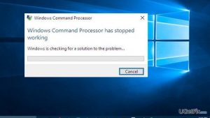 Windows processsor not working