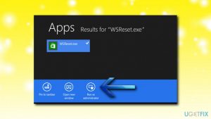 Windows store error 0x000001f7 wsreset