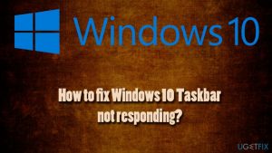 Windows taskbar not responding fix