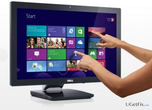 Windows touch screen