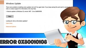 Windows update error 0x80010108