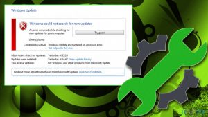 Windows update error 0x80070020 fix