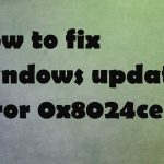 Windows update error 0x80070541 fix