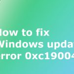 Windows update error 0xc1900401 fix