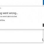 Windows update error code 0x8007054