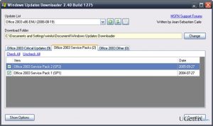 Windows updates downloader removal