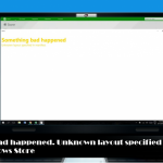 Windows store error