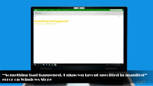 Windows store error