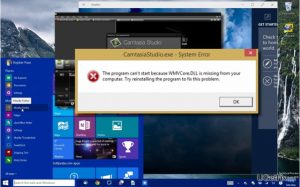 Wmvcore dll error fix