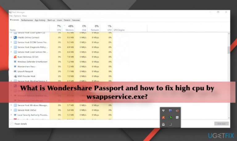 What is Wondershare Passport and how to fix high cpu by wsappservice.exe?