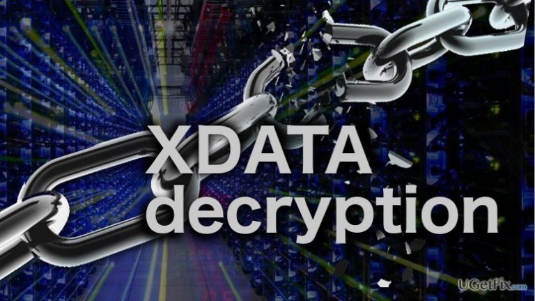 How to Recover Files Encrypted by XDATA?
