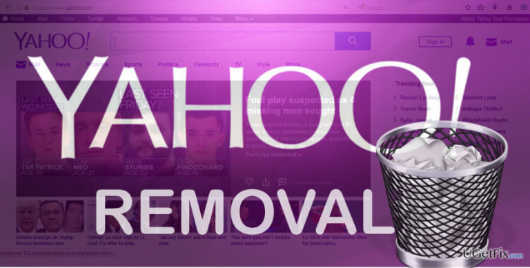 How to Uninstall Yahoo Search?