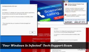 You windows is infected scam