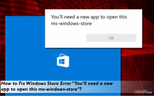 Youll need a new app to open this ms windows store