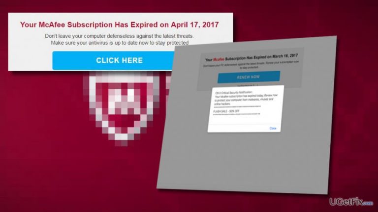 How to Remove “Your McAfee Subscription Has Expired” Pop-Up?