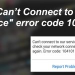 Zoom error code 104101 fix