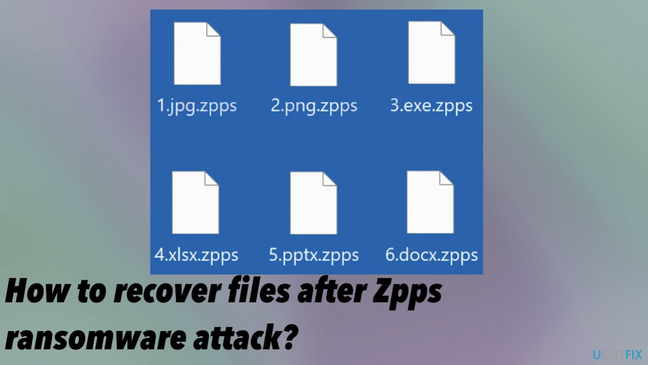 Zpps ransomware file recovery