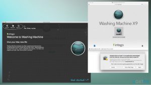 Mac washing machine x9