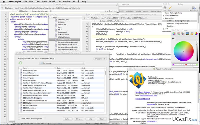 textwrangler script editor mac